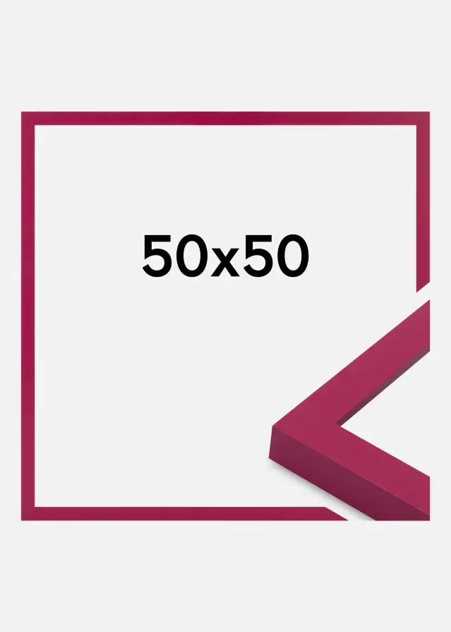 Jämtlands Ramfabrik Fotolijst Selection Acrylglas Hot Pink 50x50 cm