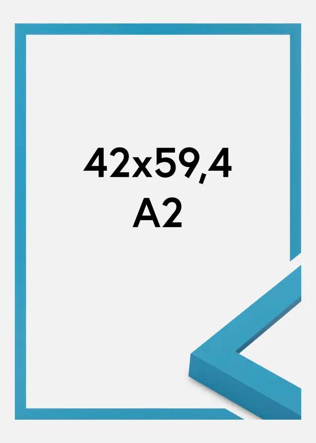 Jämtlands Ramfabrik Fotolijst Selection Acrylglas Light Blue 42x59.4 cm (A2)