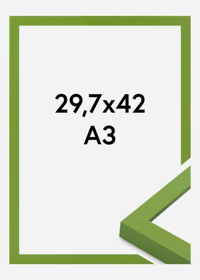 Jämtlands Ramfabrik Fotolijst Selection Acrylglas Lime Green 29.7x42 cm (A3)