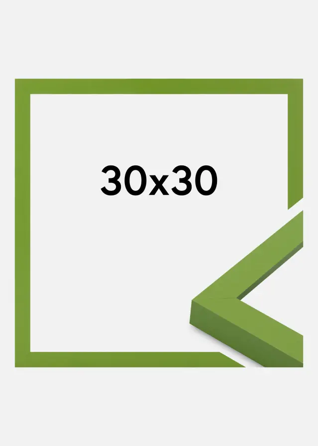 Jämtlands Ramfabrik Fotolijst Selection Acrylglas Lime Green 30x30 cm