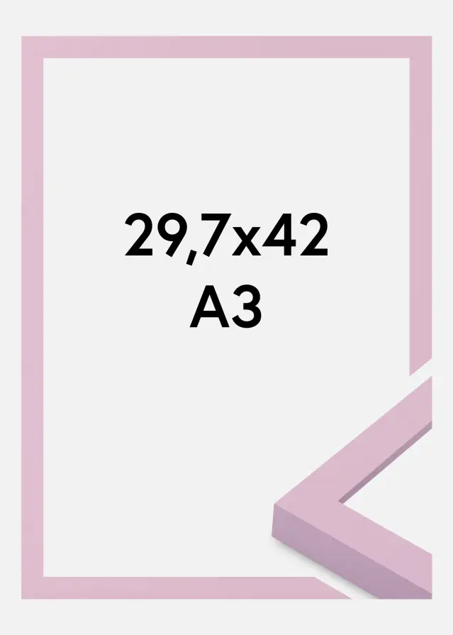 Jämtlands Ramfabrik Fotolijst Selection Acrylglas Pink 29.7x42 cm (A3)