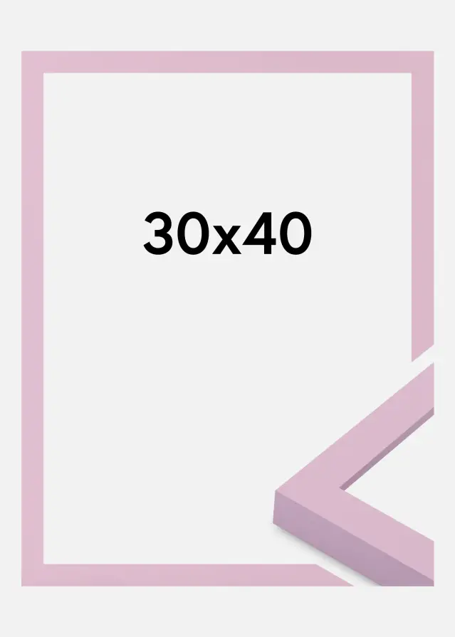 Jämtlands Ramfabrik Fotolijst Selection Acrylglas Pink 30x40 cm