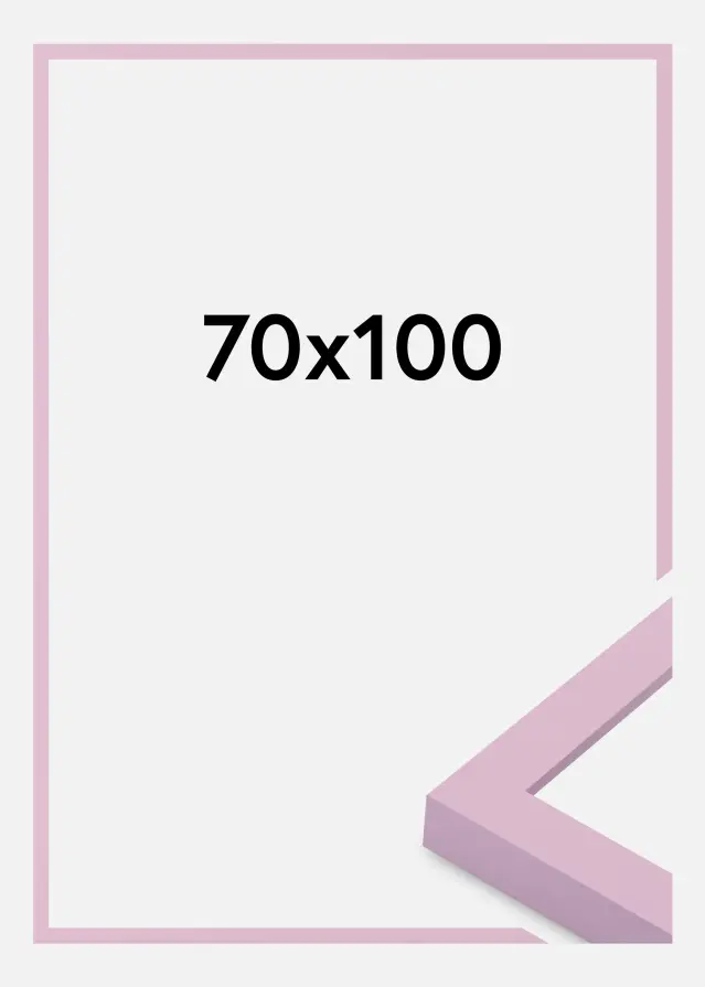 Jämtlands Ramfabrik Fotolijst Selection Acrylglas Pink 70x100 cm