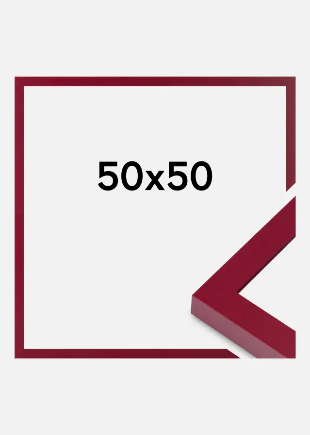 Jämtlands Ramfabrik Fotolijst Selection Acrylglas Raspberry 50x50 cm