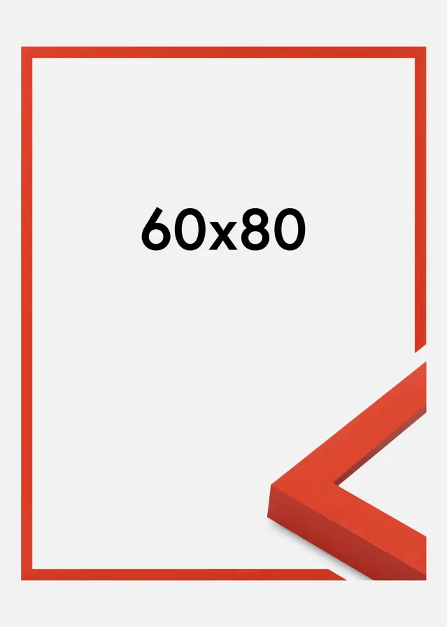 Jämtlands Ramfabrik Fotolijst Selection Acrylglas Red 60x80 cm