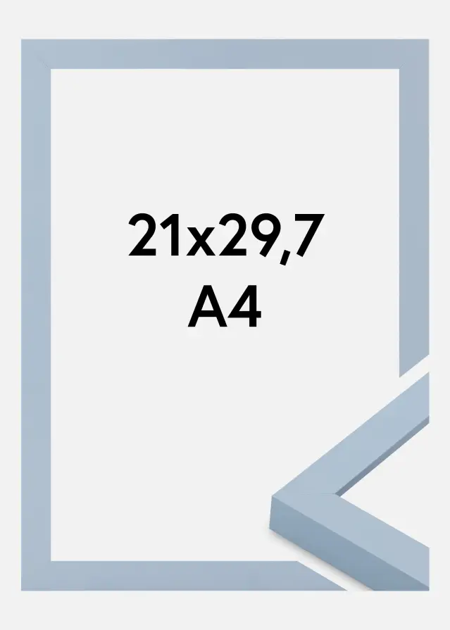 Jämtlands Ramfabrik Fotolijst Selection Acrylglas Sky Blue 21x29.7 cm (A4)