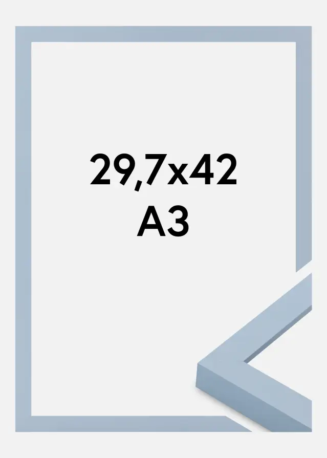 Jämtlands Ramfabrik Fotolijst Selection Acrylglas Sky Blue 29.7x42 cm (A3)