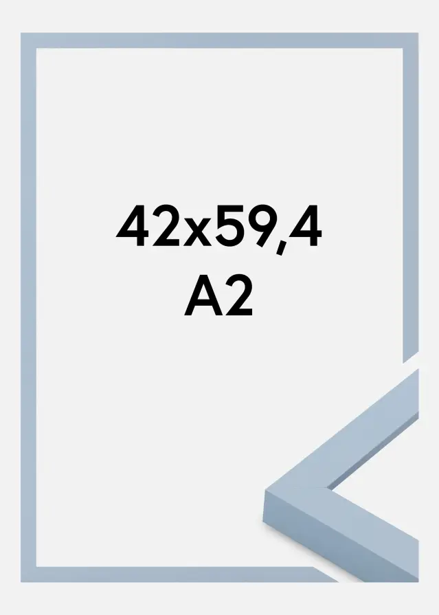 Jämtlands Ramfabrik Fotolijst Selection Acrylglas Sky Blue 42x59.4 cm (A2)