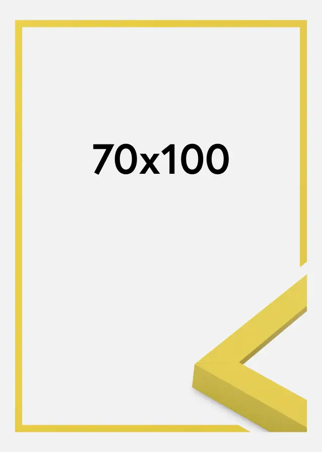 Jämtlands Ramfabrik Fotolijst Selection Acrylglas Yellow 70x100 cm