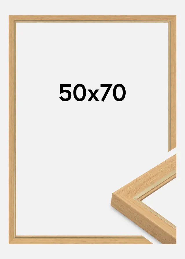 Jämtlands Ramfabrik Fotolijst Apex Acrylglas Beech 50x70 cm