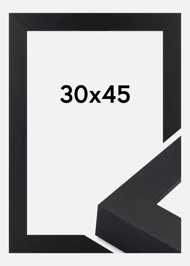 Jämtlands Ramfabrik Fotolijst Wells Acrylglas Zwart 30x45 cm