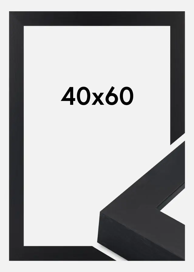 Jämtlands Ramfabrik Fotolijst Wells Acrylglas Zwart 40x60 cm