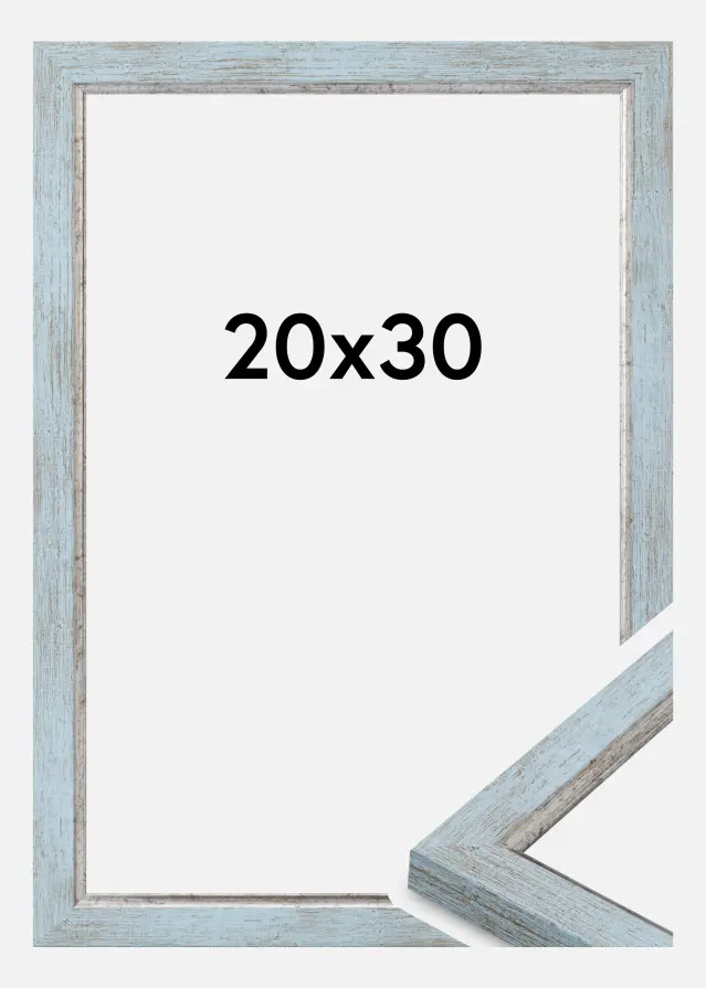 Jämtlands Ramfabrik Fotolijst Whitby Acrylglas Blauw 20x30 cm