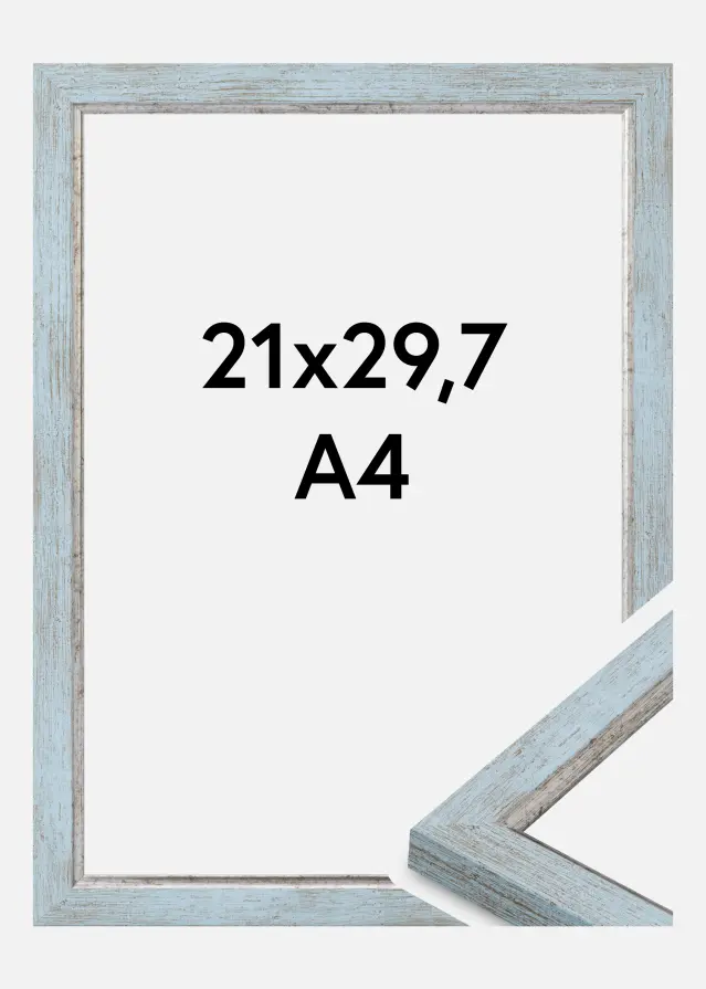 Jämtlands Ramfabrik Fotolijst Whitby Acrylglas Blauw 21x29,7 cm (A4)