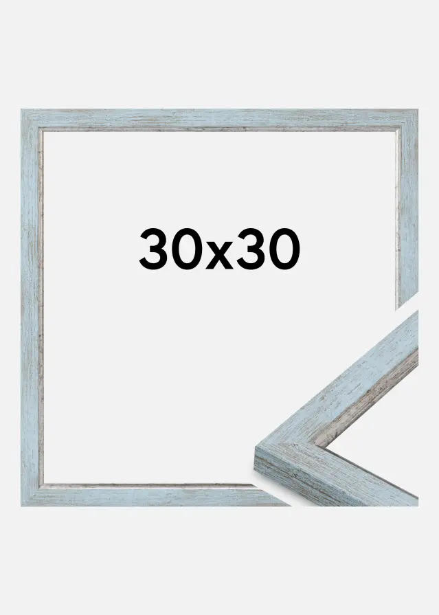 Jämtlands Ramfabrik Fotolijst Whitby Acrylglas Blauw 30x30 cm