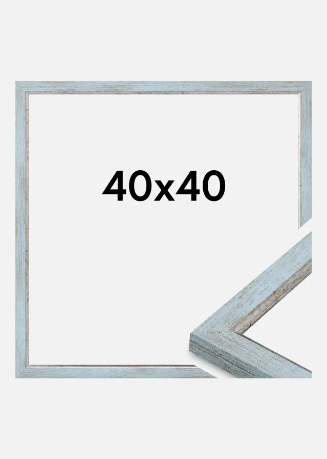 Jämtlands Ramfabrik Fotolijst Whitby Acrylglas Blauw 40x40 cm