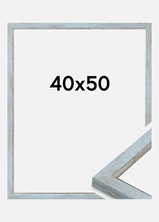 Jämtlands Ramfabrik Fotolijst Whitby Acrylglas Blauw 40x50 cm