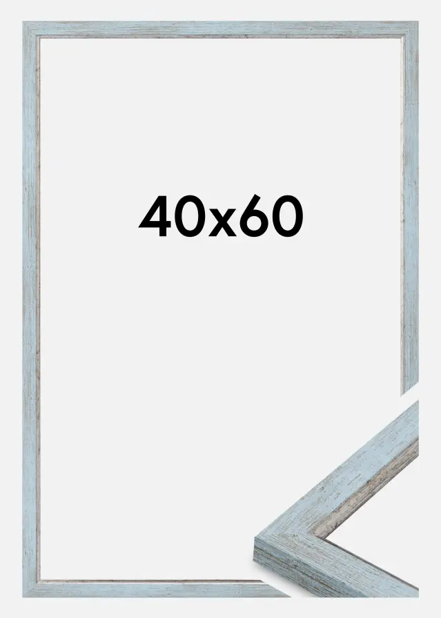 Jämtlands Ramfabrik Fotolijst Whitby Acrylglas Blauw 40x60 cm