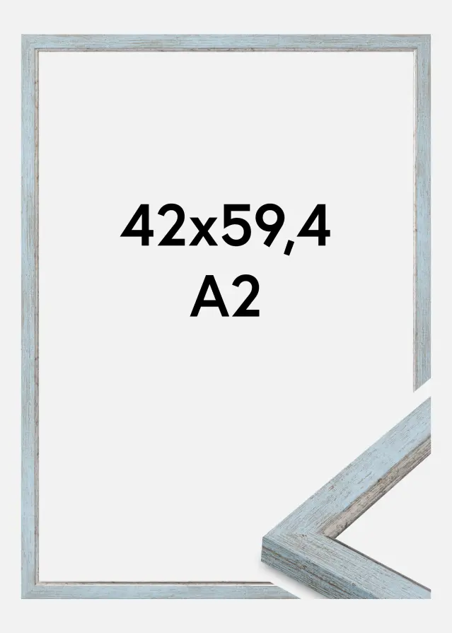 Jämtlands Ramfabrik Fotolijst Whitby Acrylglas Blauw 42x59,4 cm (A2)