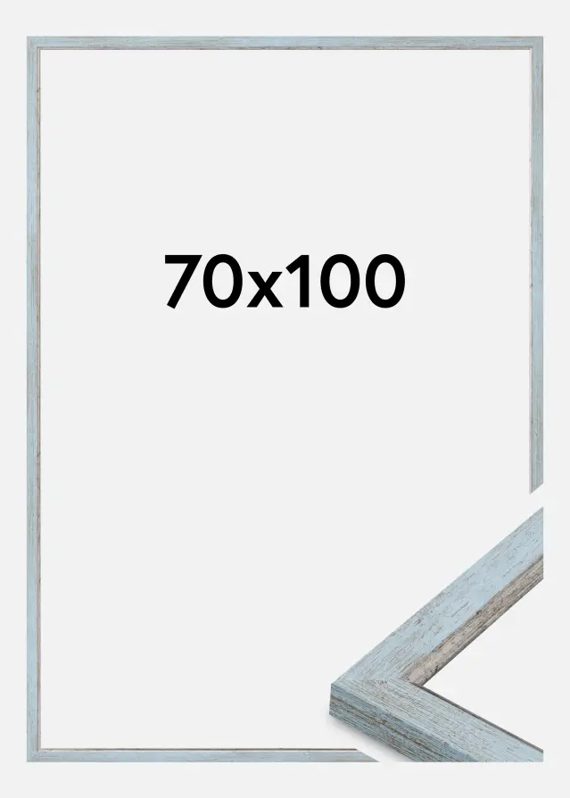 Jämtlands Ramfabrik Fotolijst Whitby Acrylglas Blauw 70x100 cm