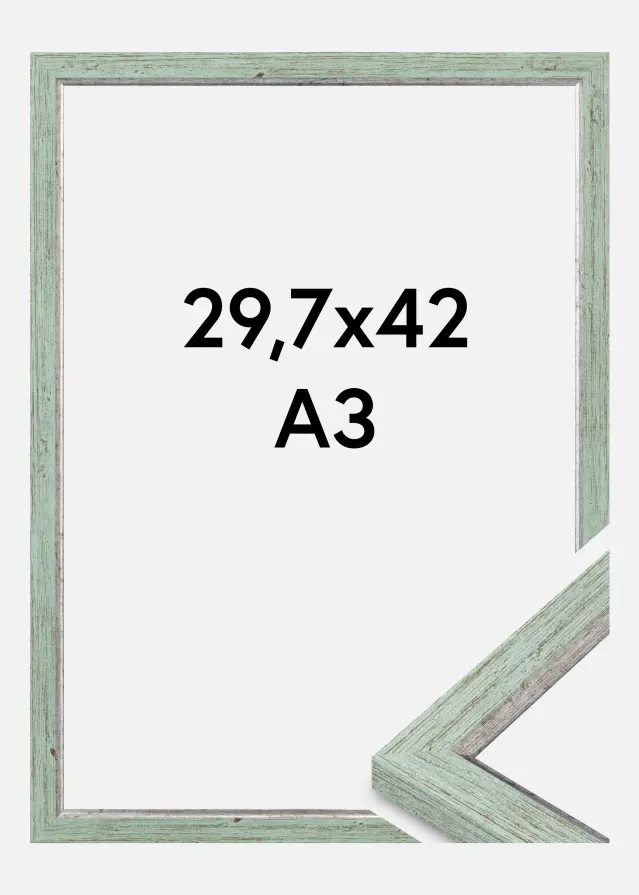 Jämtlands Ramfabrik Fotolijst Whitby Acrylglas Groen 29,7x42 cm (A3)