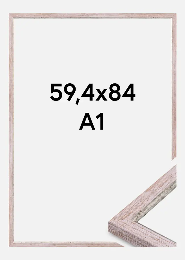 Jämtlands Ramfabrik Fotolijst Whitby Acrylglas Paars 59,4x84,1 cm (A1)