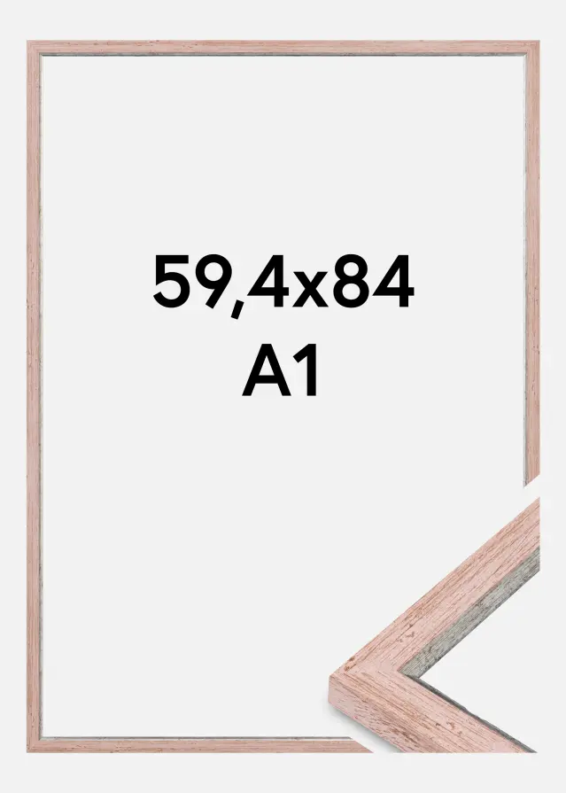 Jämtlands Ramfabrik Fotolijst Whitby Acrylglas Rood 59,4x84,1 cm (A1)