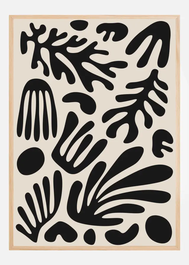 Bildverkstad Henri Matisse Black Algae Collection III Poster