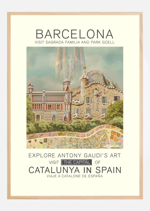 Bildverkstad Barcelona print Poster