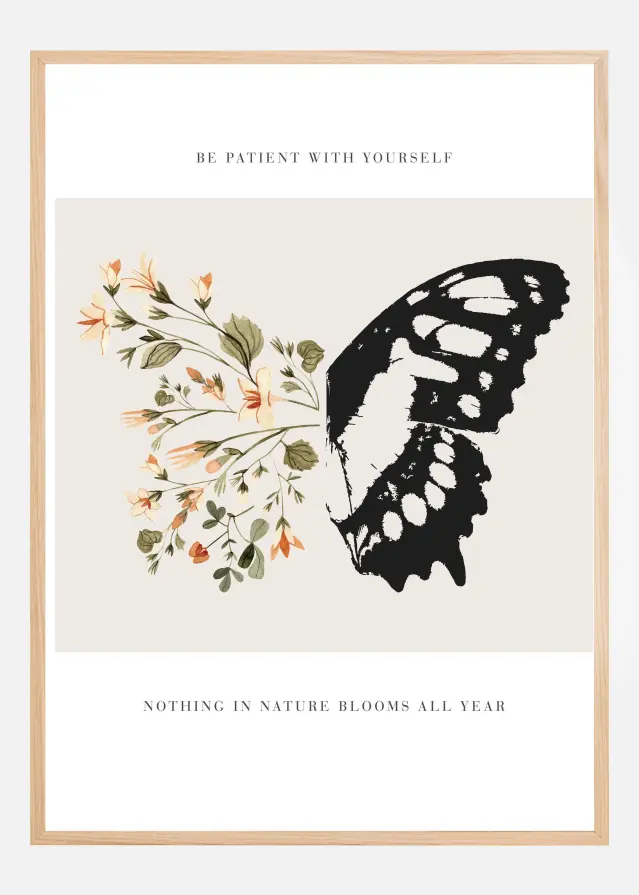 Bildverkstad Be Patient Poster
