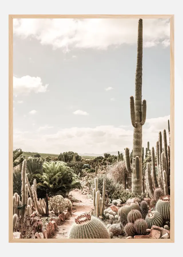 Bildverkstad Cactus Farm Poster