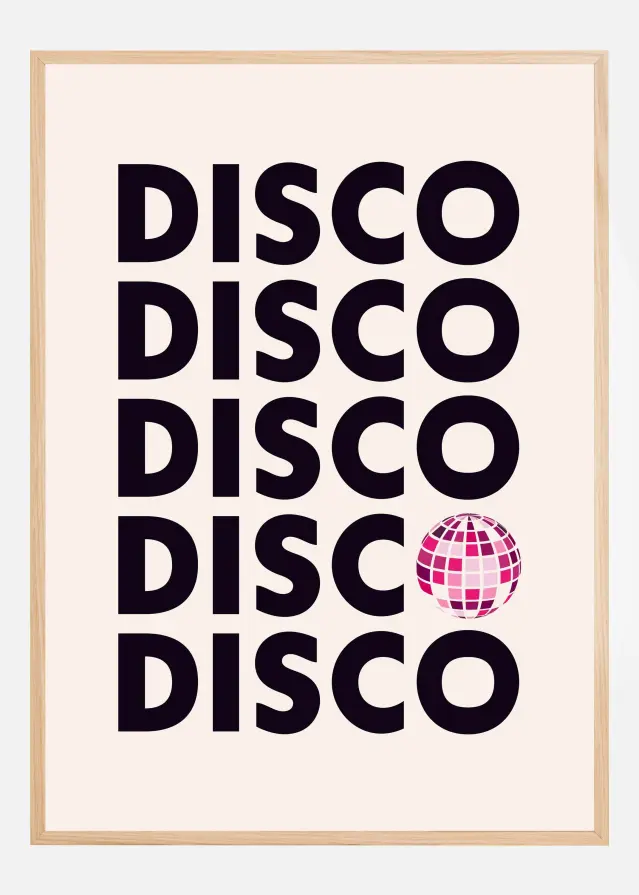 Bildverkstad Disco Poster