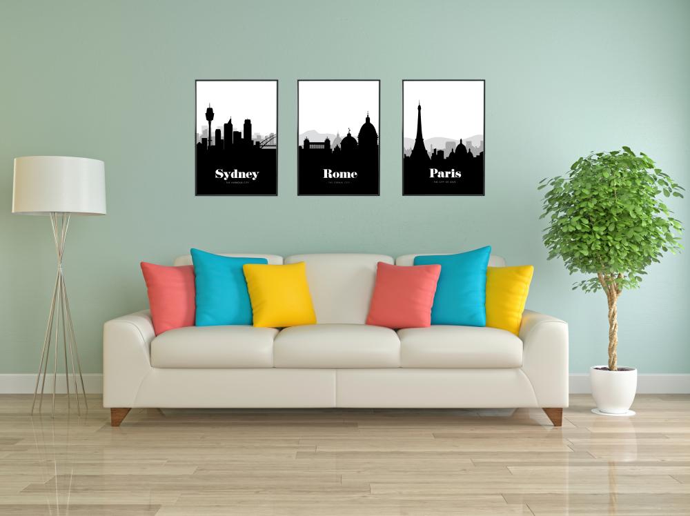 Bildverkstad Paris Skyline Poster