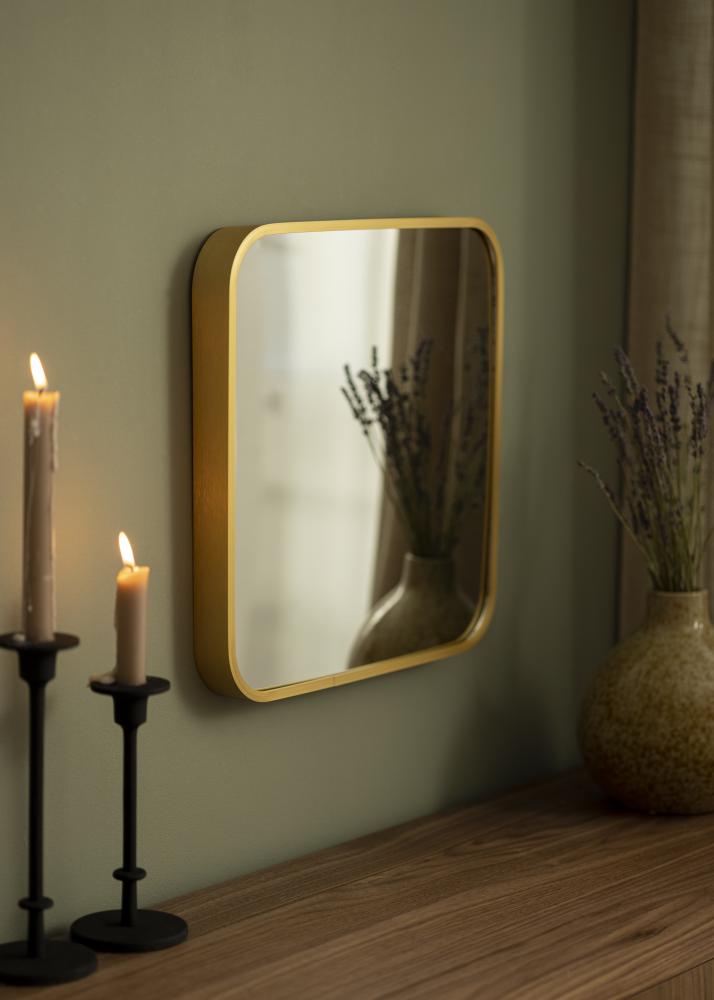KAILA KAILA Spiegel Deep Retro - Brushed Gold 41x41 cm