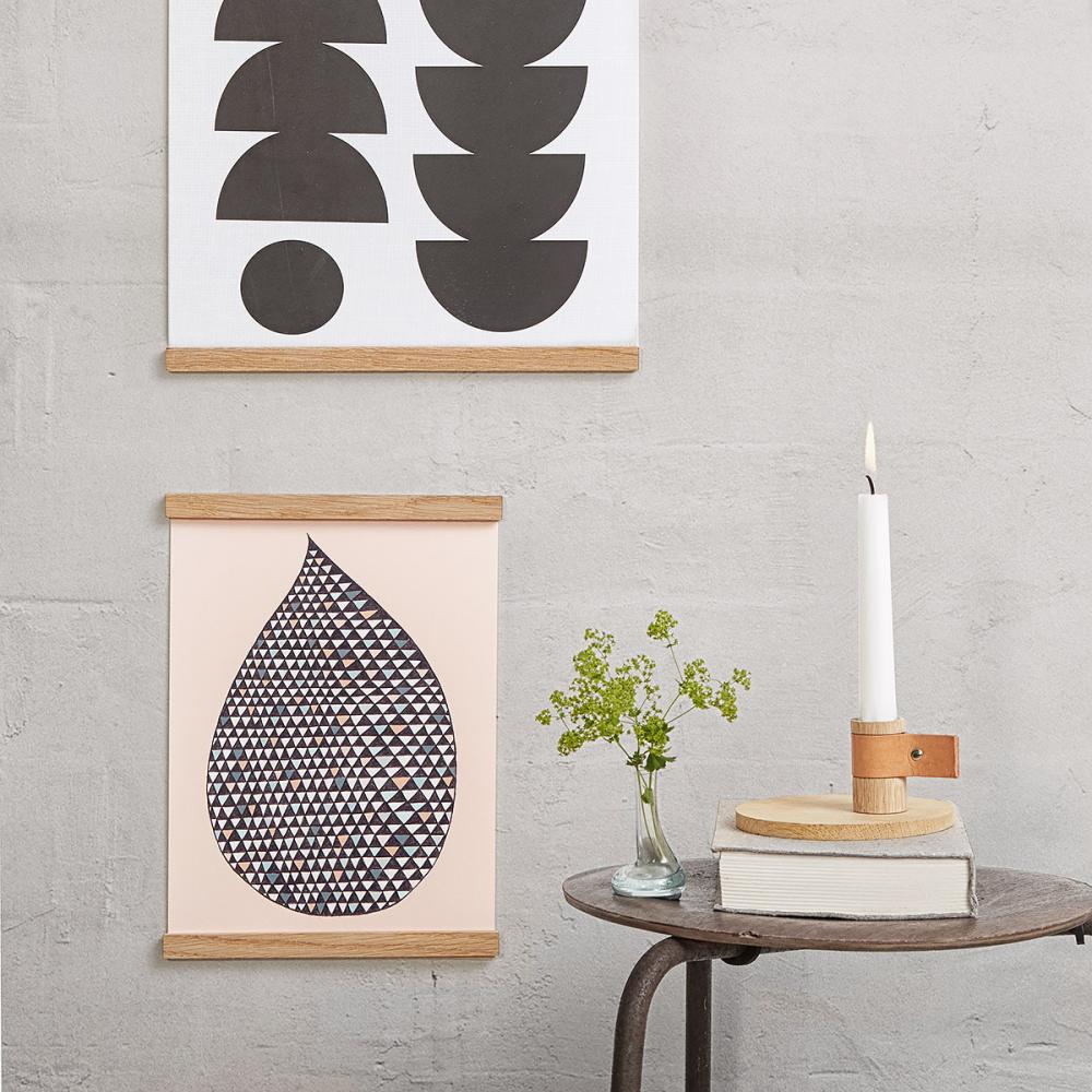 By Wirth Wall Sticks Magnets Nature Oak 50 cm