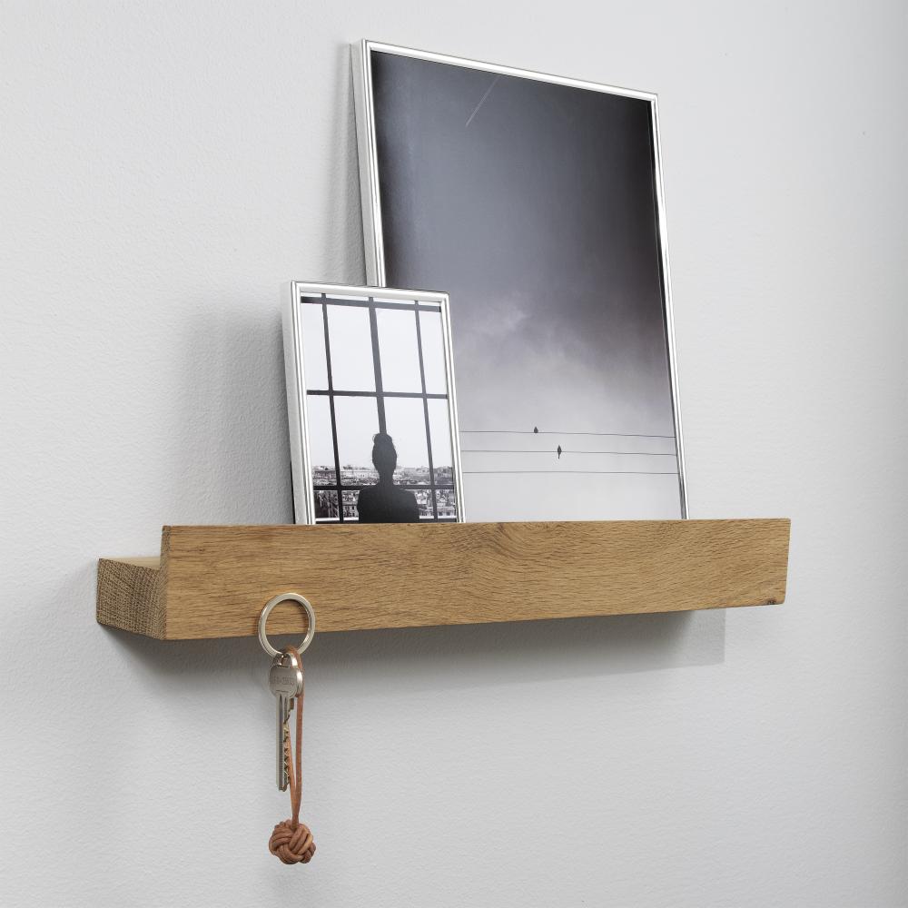 By Wirth Magnet Shelf Oiled Oak 40 cm