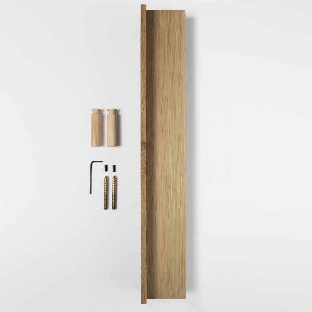 By Wirth Magnet Shelf Oiled Oak 40 cm