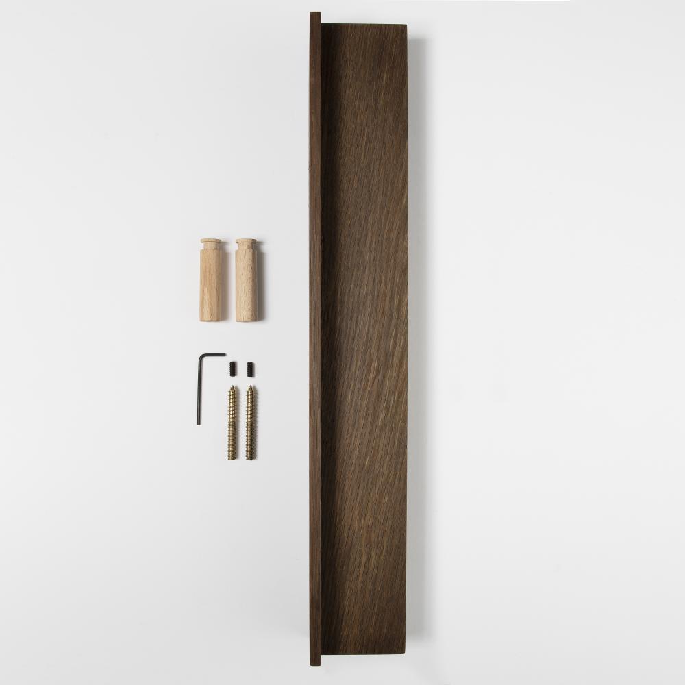 By Wirth Magnet Shelf Smoked Oak 60 cm