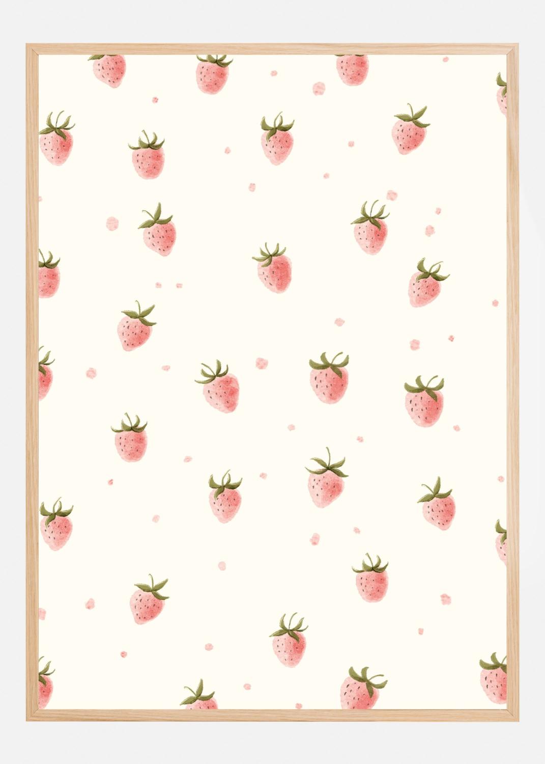 Product Image for Simple Fresh Strawberry Poster (40x60 cm)