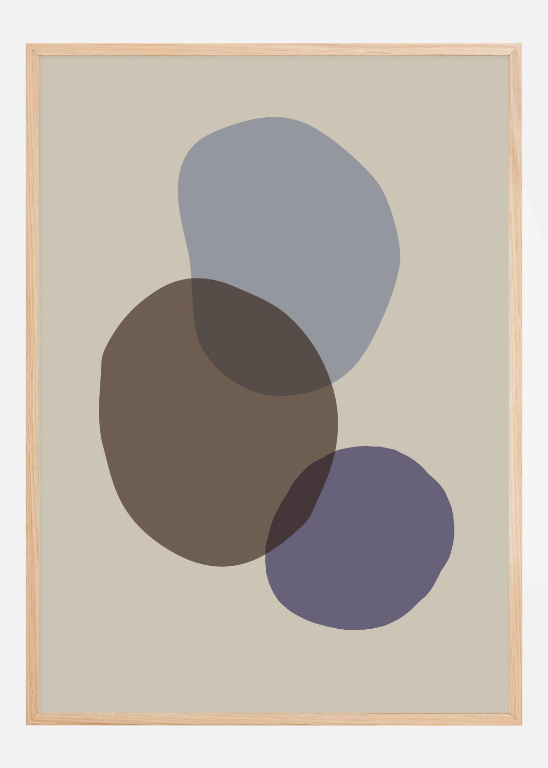 Product Image for Organic Shapes Poster (21x29.7 cm (A4))