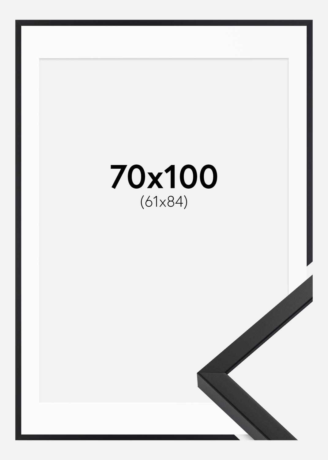 Product Image for Fotolijst E-Line Wide Zwart 70x100 cm - Passe-partout Wit 62x85 cm