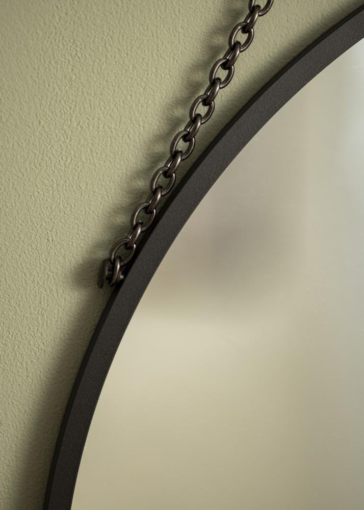 Artlink Ronde Spiegel Modern Zwart 51 cm Ø