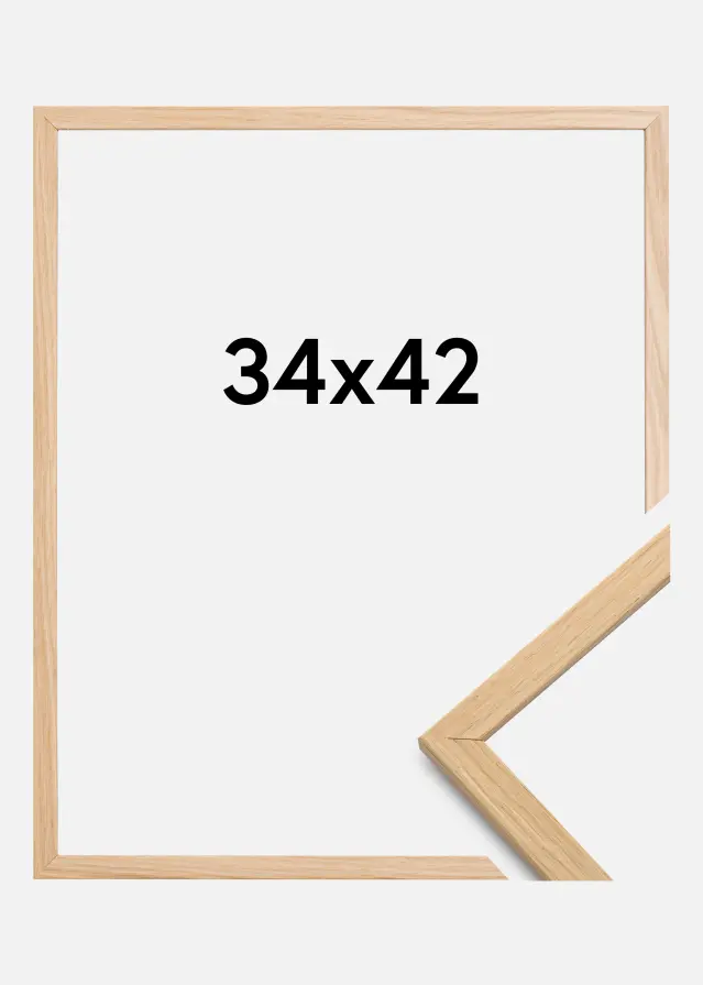 Galleri 1 Fotolijst Edsbyn Acrylglas Eikenhout 34x42 cm