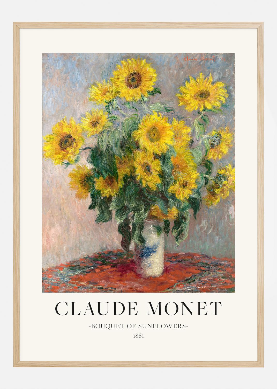 Product Image for Claude Monet - Bouquet Of Sunflowers Poster (21x29.7 cm (A4))