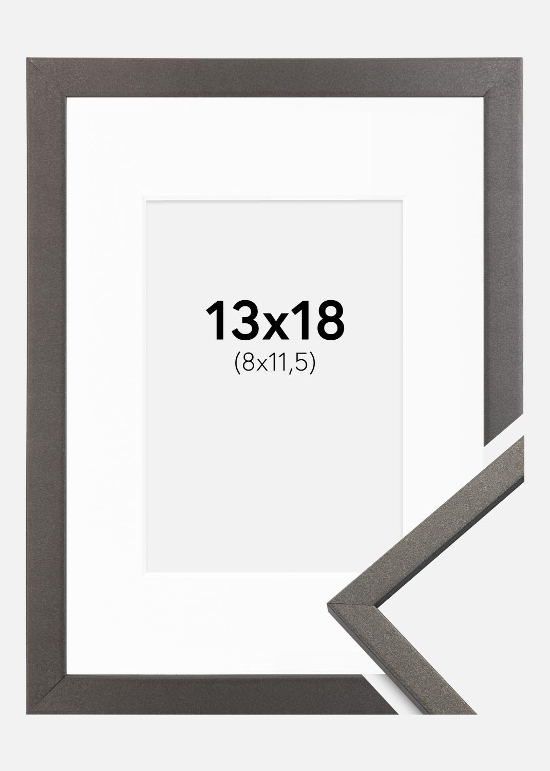 Product Image for Fotolijst Edsbyn Grafiet 13x18 cm - Passe-partout Wit 9x12 cm