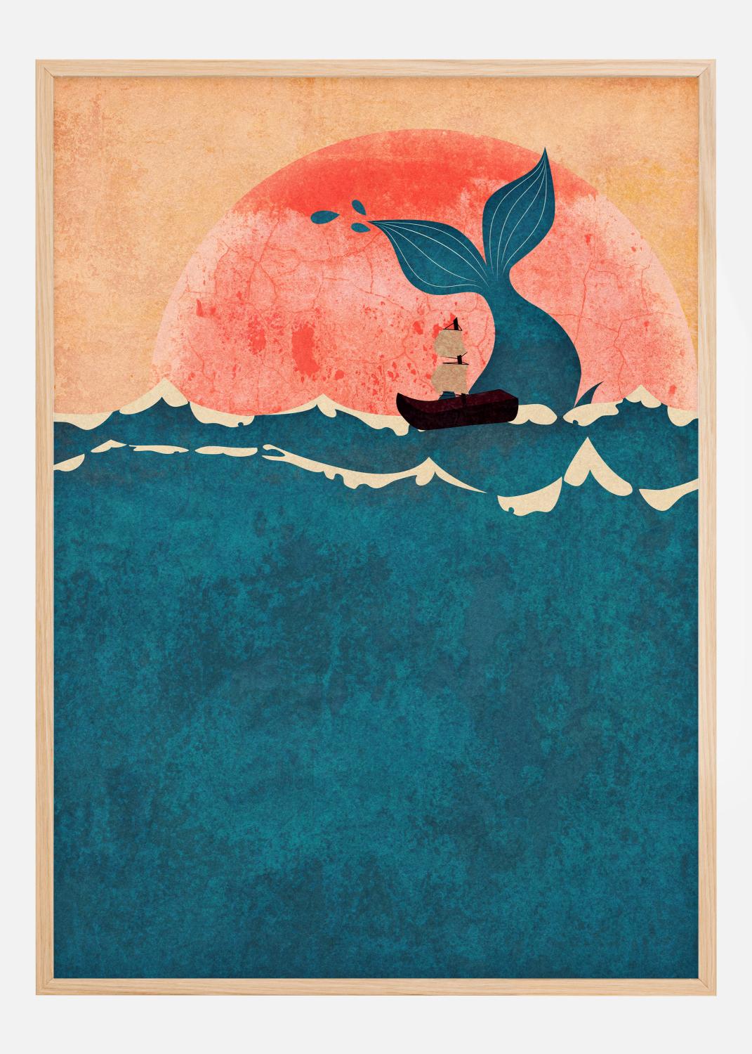 Product Image for Blue Whale Poster (21x29.7 cm (A4))
