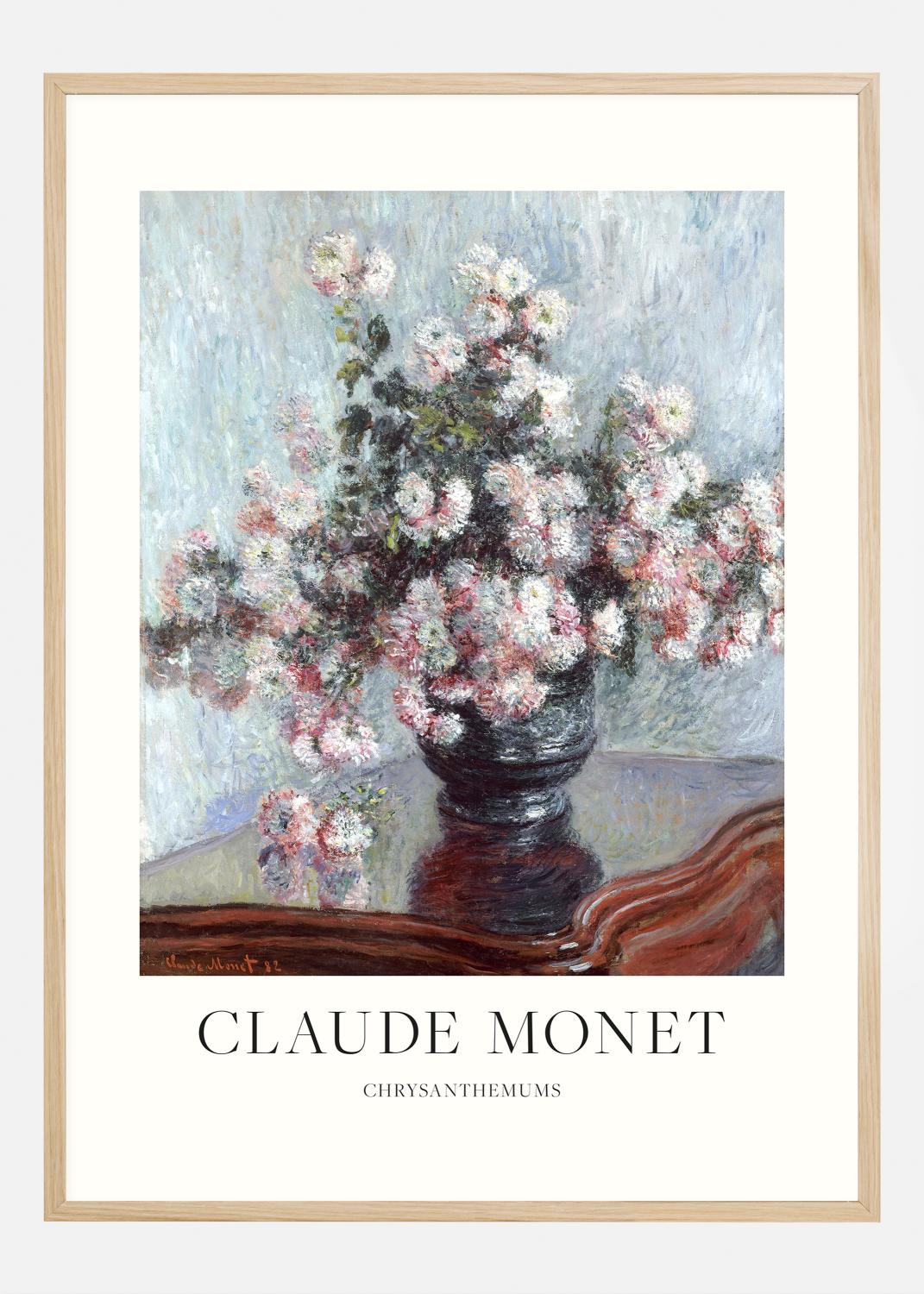 Product Image for Claude Monet -Chrysanthemums Poster (21x29.7 cm (A4))