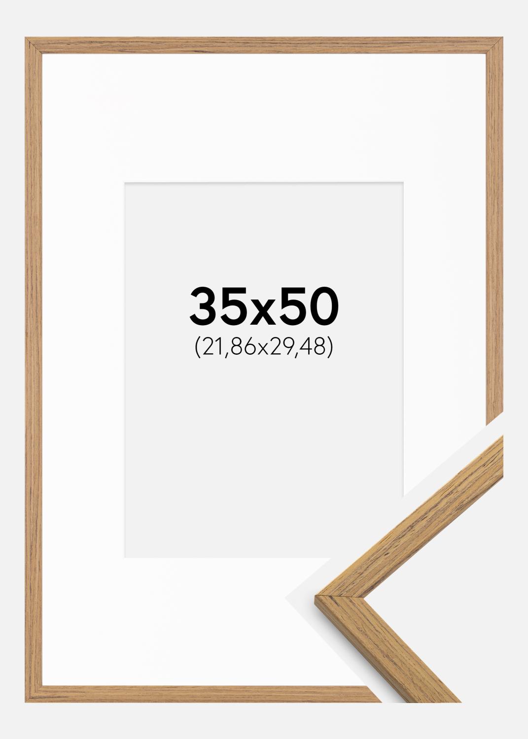 Product Image for Fotolijst Edsbyn Teak 35x50 cm - Passe-partout Wit 9x12 inches