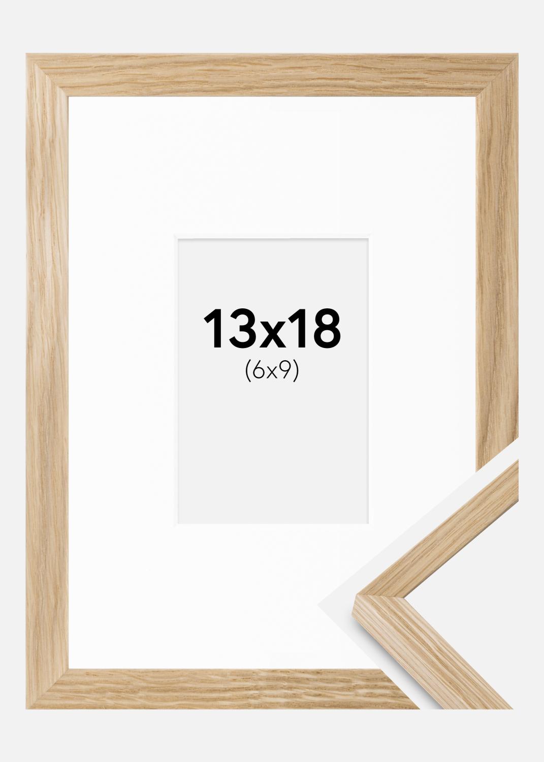 Product Image for Fotolijst Soul Oak Veneer 13x18 cm - Passe-partout Wit 7x10 cm