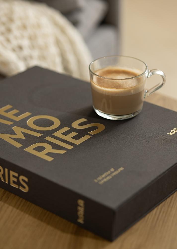 KAILA KAILA MEMORIES Black XL - Coffee Table Photo Album - 60 Foto's van 10x15 cm